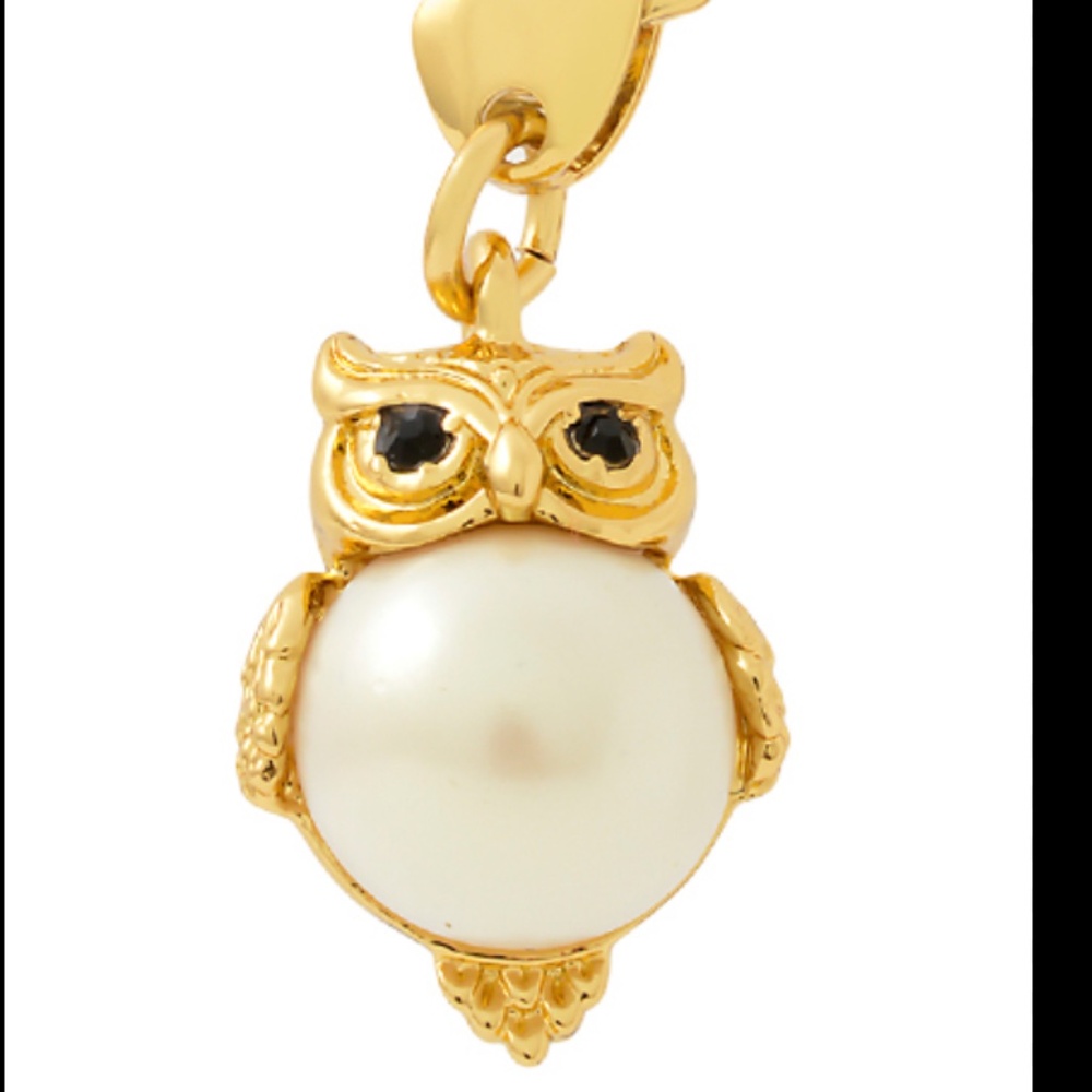 Kate Spade How Charming Pearl Owl Charm**RARE**